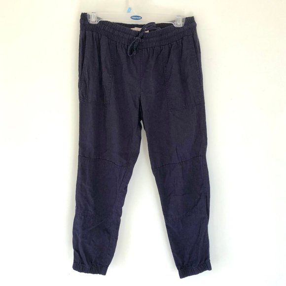 Calvin Klein Linen Blend Cropped Pants - Picture 1 of 7